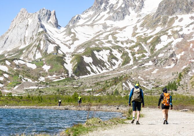 Courmayeur in estate