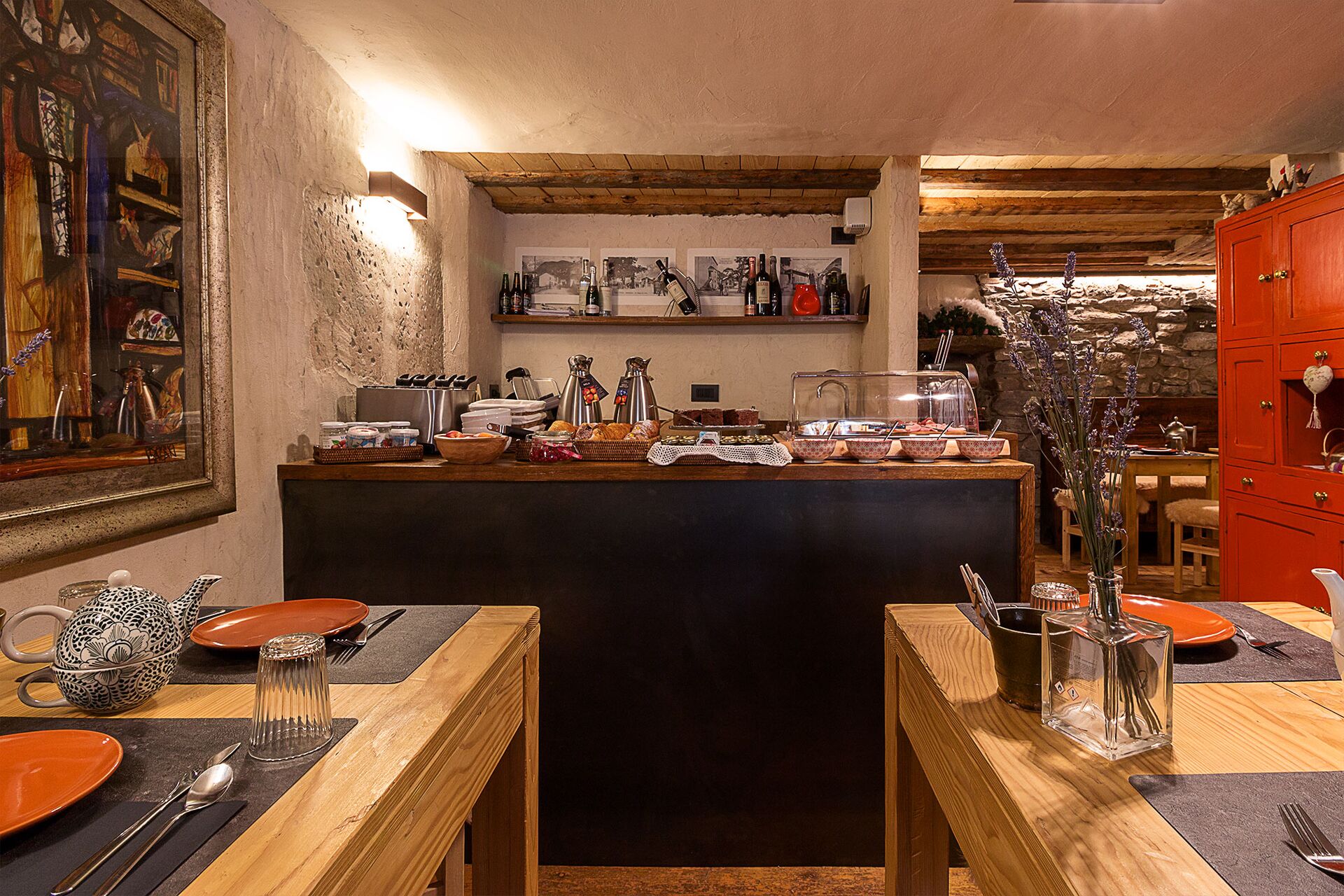 La sala colazioni